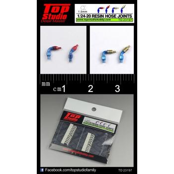 1/24-20 (1.5mm) resin hose joints